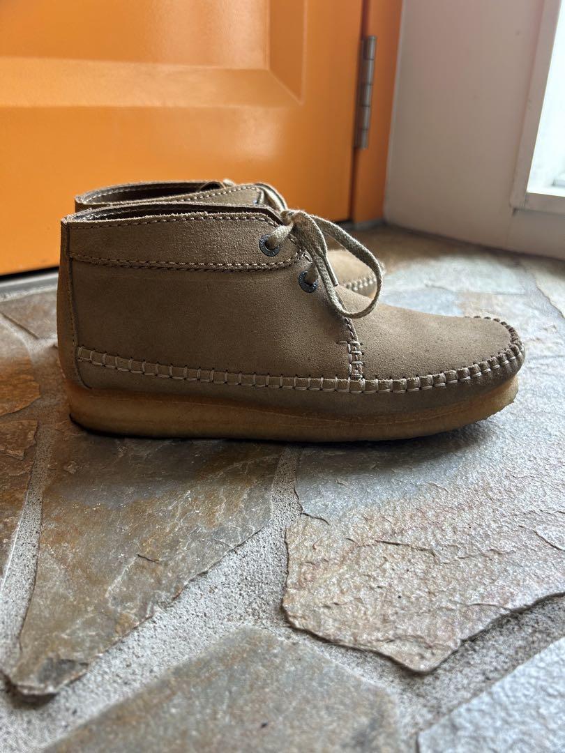 （良品）Clarks WEAVER BOOT OAKWOOD SUEDE