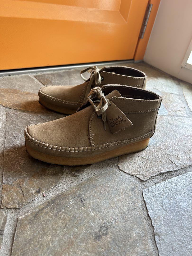 （良品）Clarks WEAVER BOOT OAKWOOD SUEDE