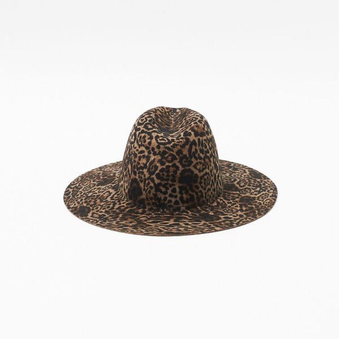 帽子 \"Paesaggio Della Toscana\" Leopard Hat