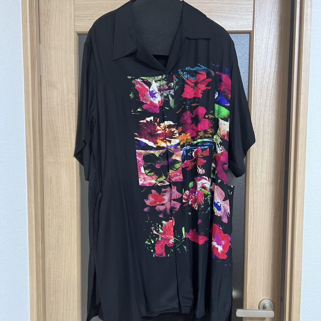 Yohji Yamamoto 22SS フラシPKB フラワープリントシャツ