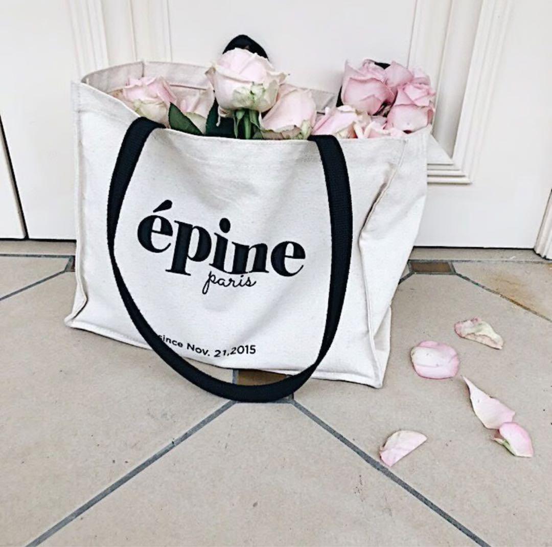 épine トートバッグ shop bag tote ivory