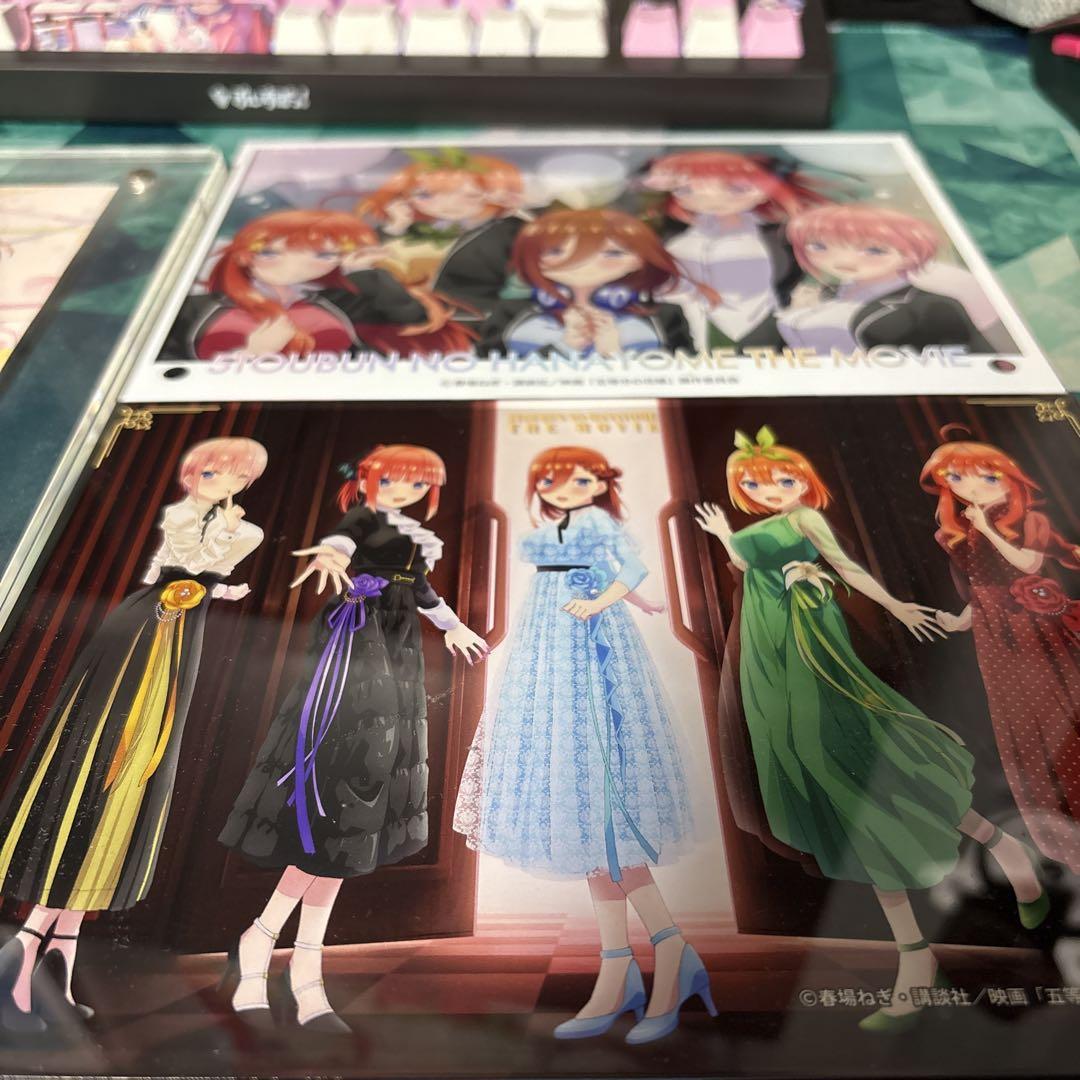 五等分の花嫁アクリルアートパネル&映画特典　A5サイズカード