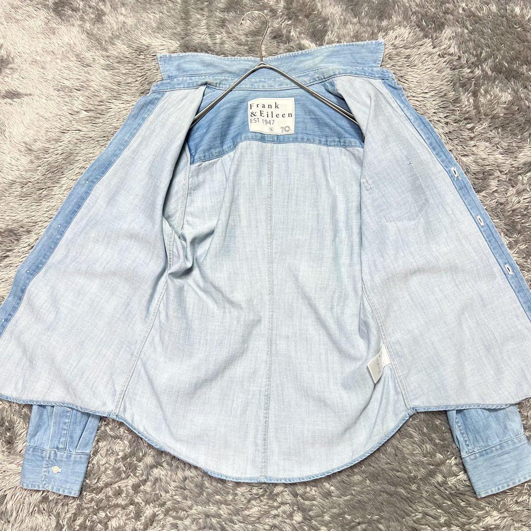 フランク&アイリーン　デニム スキッパーシャツ BARRY S相当　美品