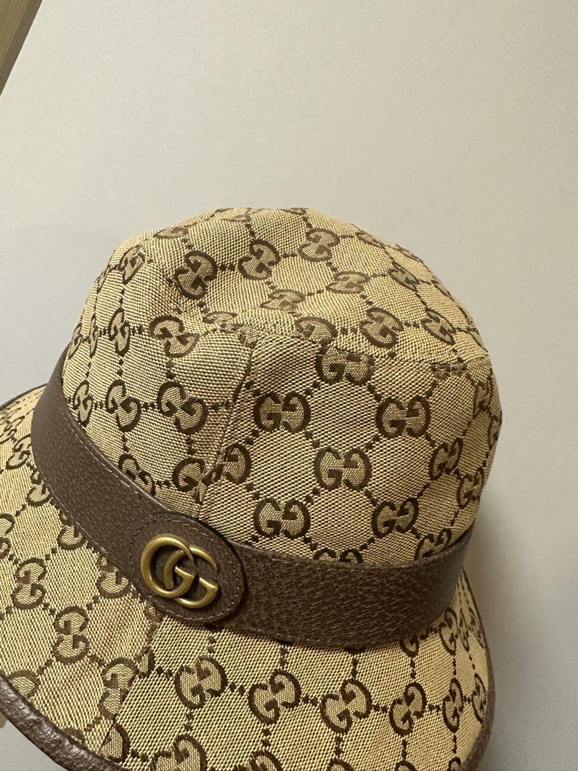 GUCCI GGモノグラム バケットハット　M