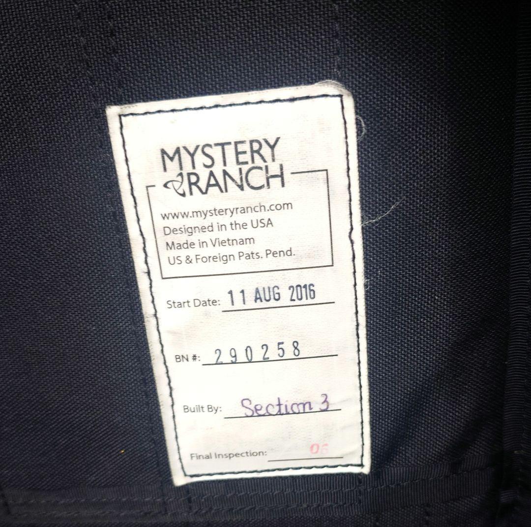 MYSTERY RANCH SWEET PEA ブラックリュック
