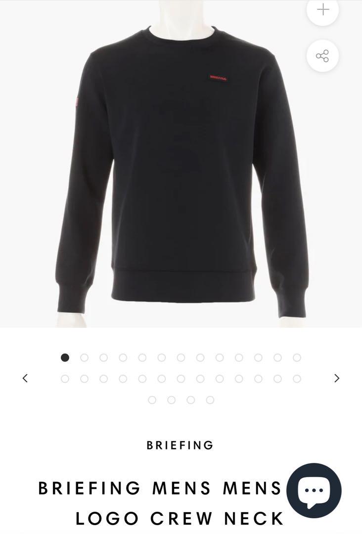 日本全国送料無料商品人気ランキング BRIEFING MENS MENS 3D LOGO CREW NECK黒M メンズウェア