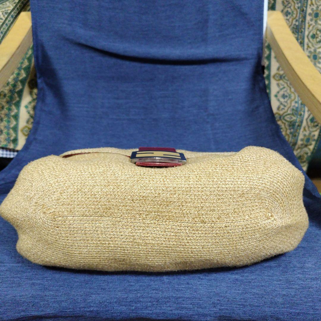 FENDI　フェンディ　ラフィア　バケットマンマ