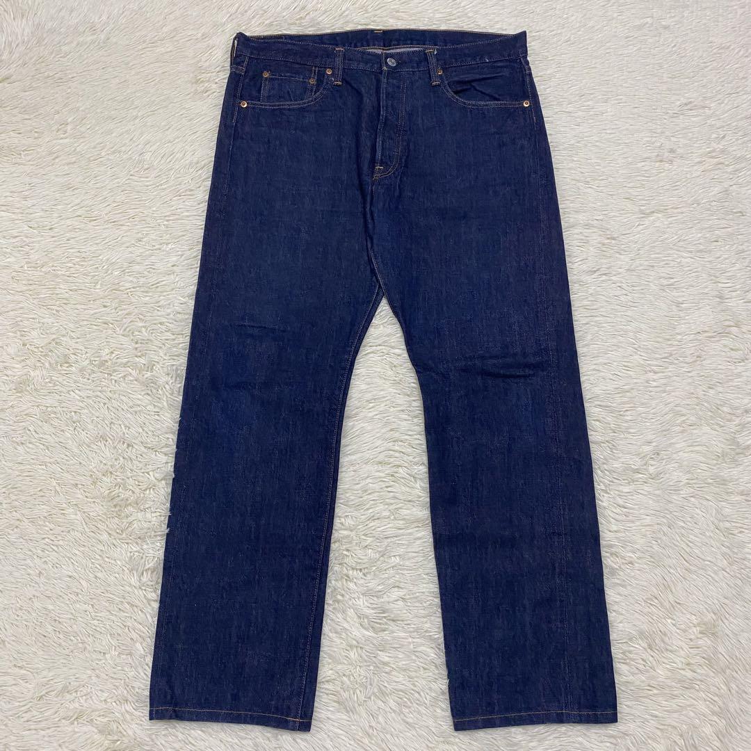 極美品　DENIME w36 66デニム　濃紺 ボタンフライ　セルビッチ　赤耳