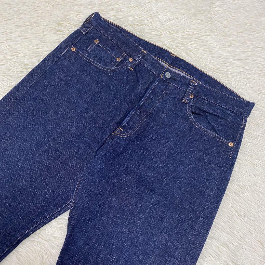 極美品　DENIME w36 66デニム　濃紺 ボタンフライ　セルビッチ　赤耳