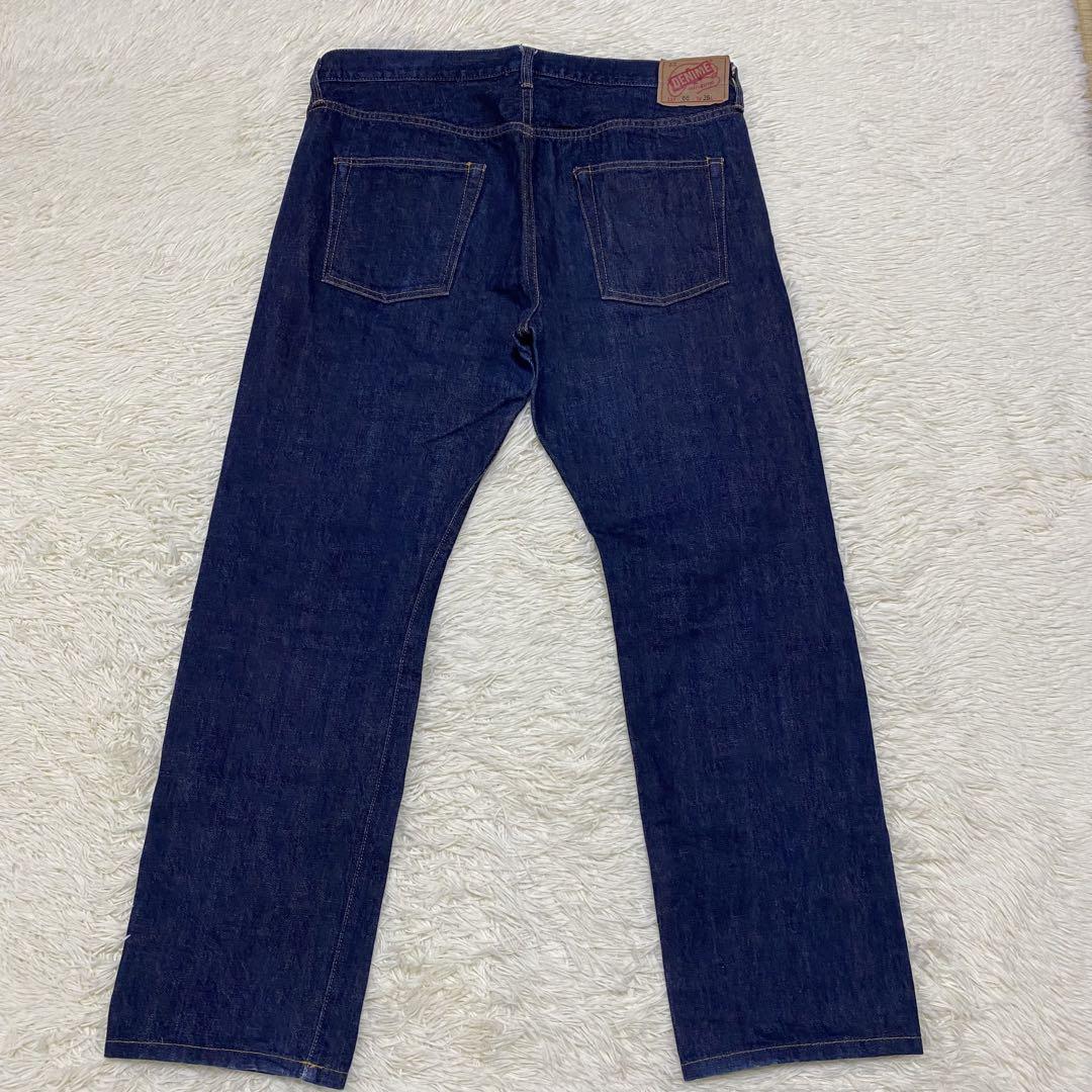 極美品　DENIME w36 66デニム　濃紺 ボタンフライ　セルビッチ　赤耳