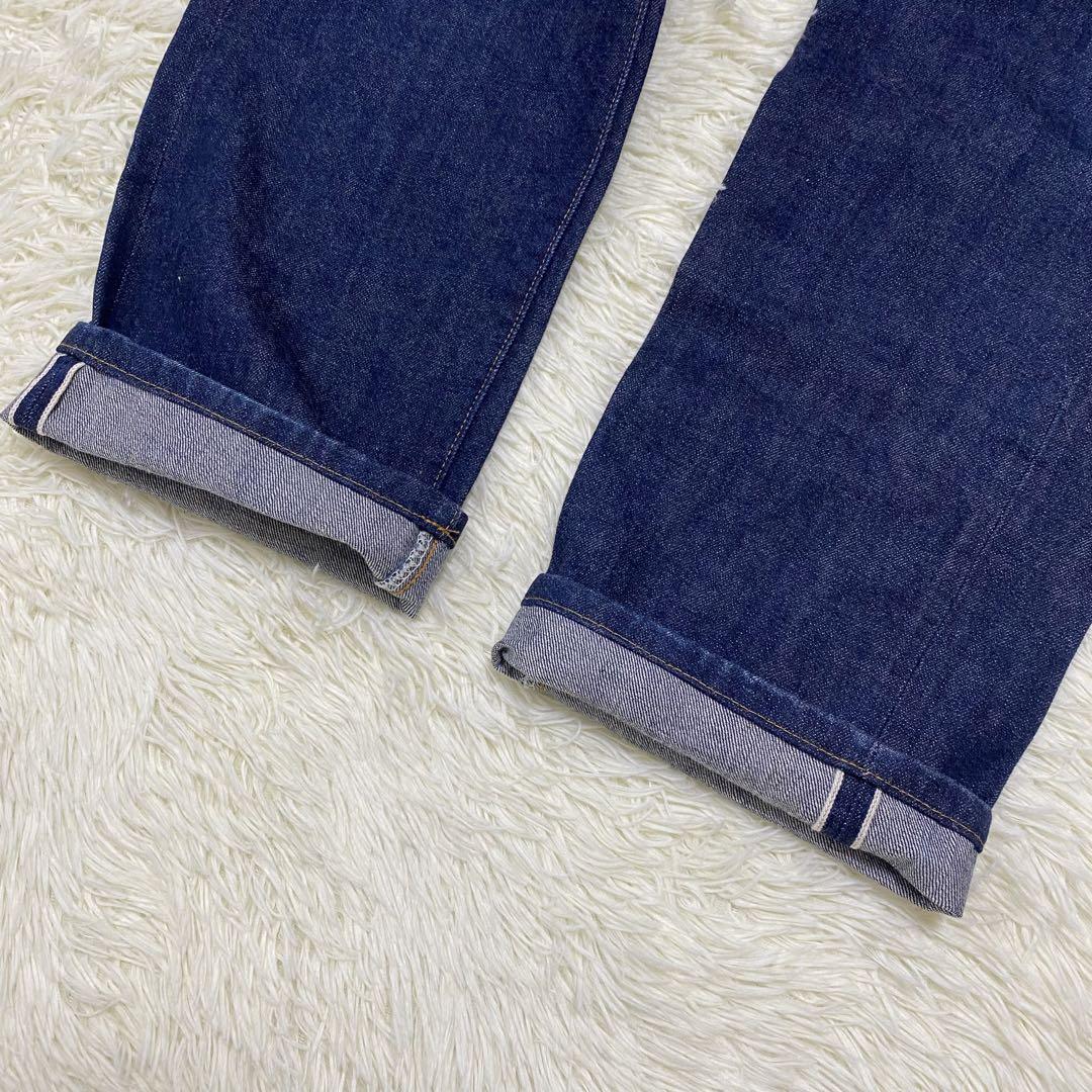 極美品　DENIME w36 66デニム　濃紺 ボタンフライ　セルビッチ　赤耳
