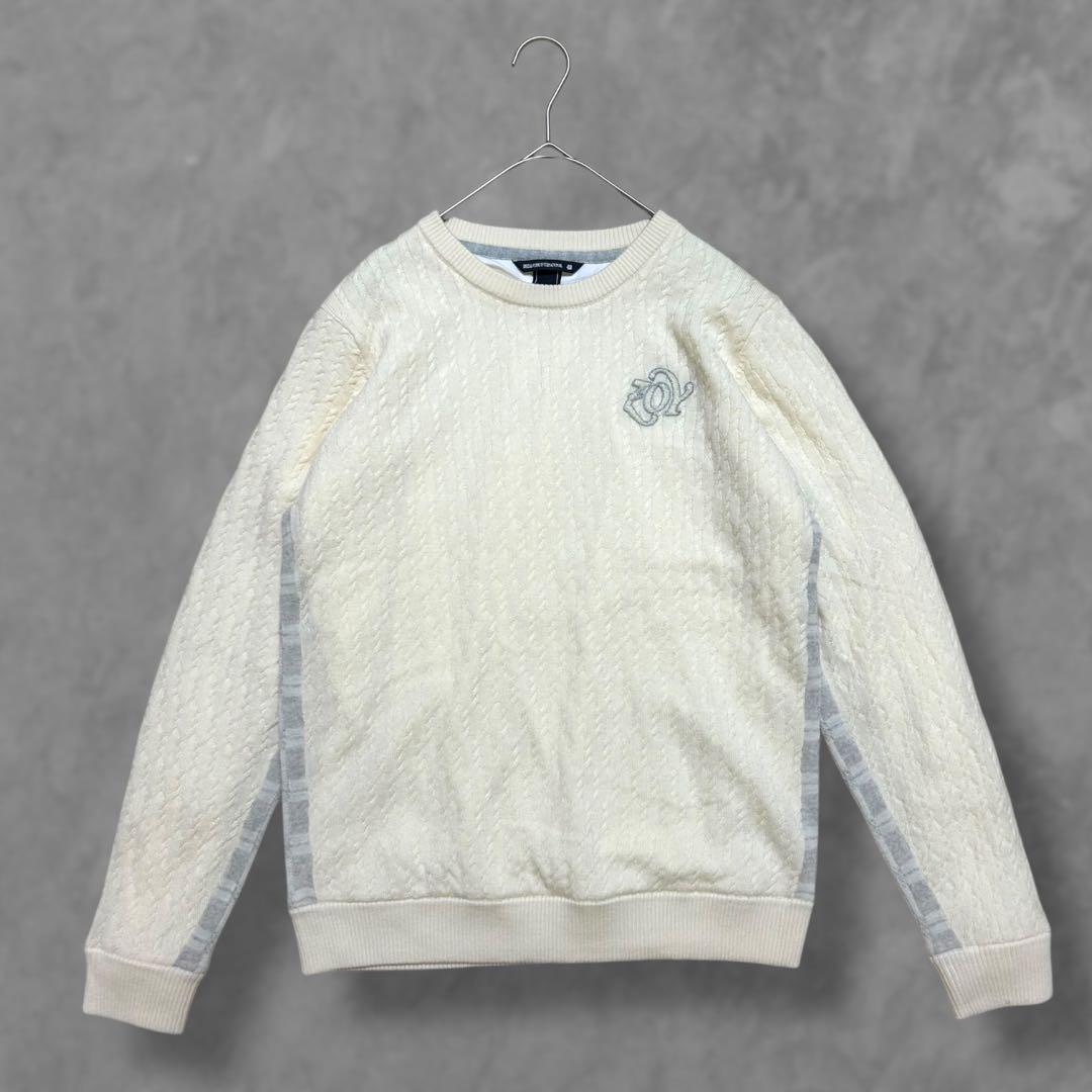 【美品】ZOY ゾーイ CASHWOOL SWE プルオーバー 防風裏地付 L