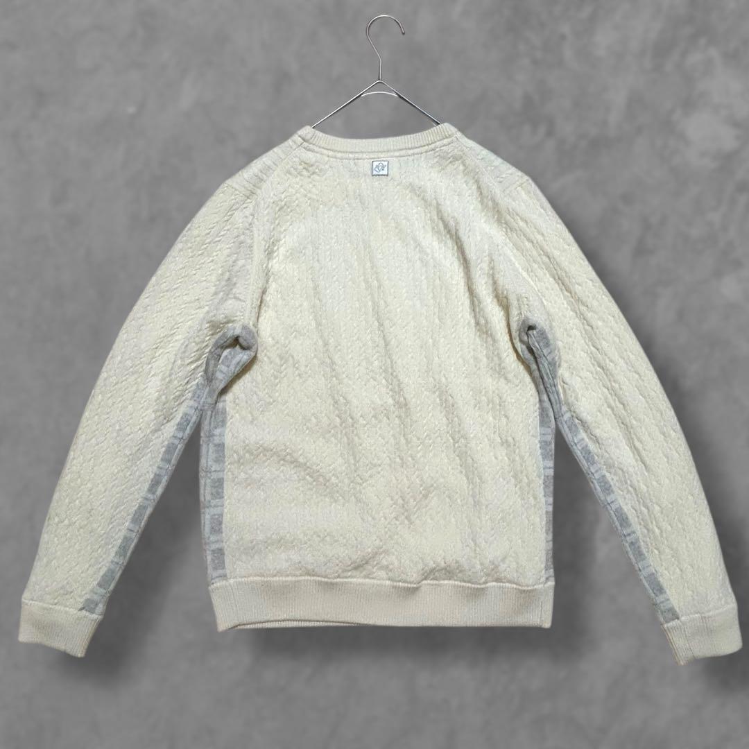 【美品】ZOY ゾーイ CASHWOOL SWE プルオーバー 防風裏地付 L