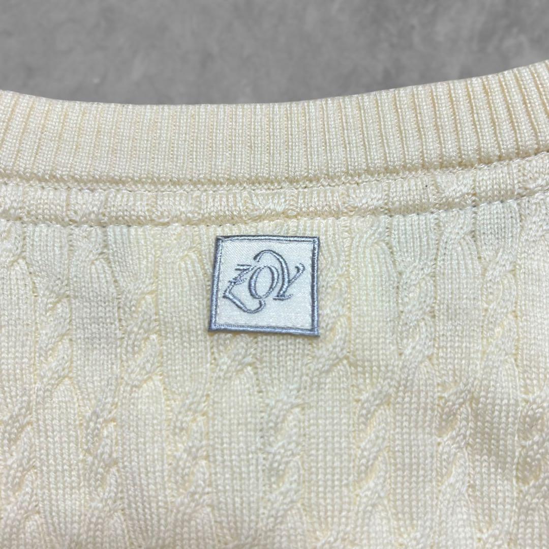 【美品】ZOY ゾーイ CASHWOOL SWE プルオーバー 防風裏地付 L