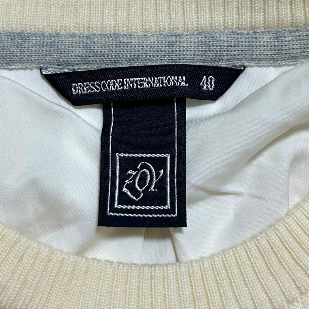 【美品】ZOY ゾーイ CASHWOOL SWE プルオーバー 防風裏地付 L