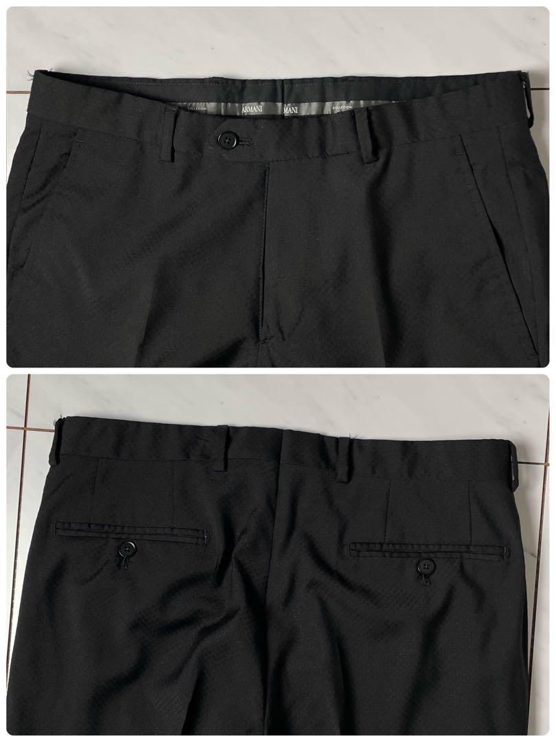 ARMANI COLLEZIONI セットアップ ジャガード ブラック 46