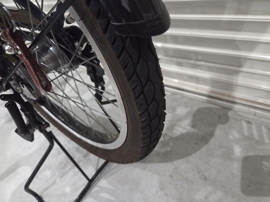 雨天未使用ガレージ保管 PELTECH 電動アシスト自転車