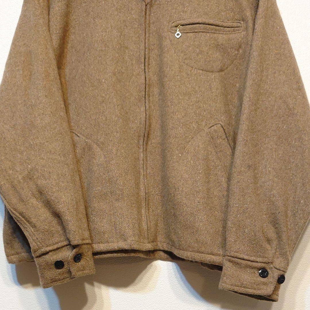 90s melton WoolsportsJKT Vintage スポジャケ