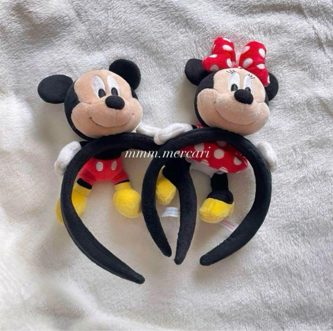 ディズニー　カチューシャ　ミッキー　ミニー　オーバー・ザ・ウェイブ　レア　廃番品 ディズニー カチューシャ ミッキー ミニー オーバー・ザ
