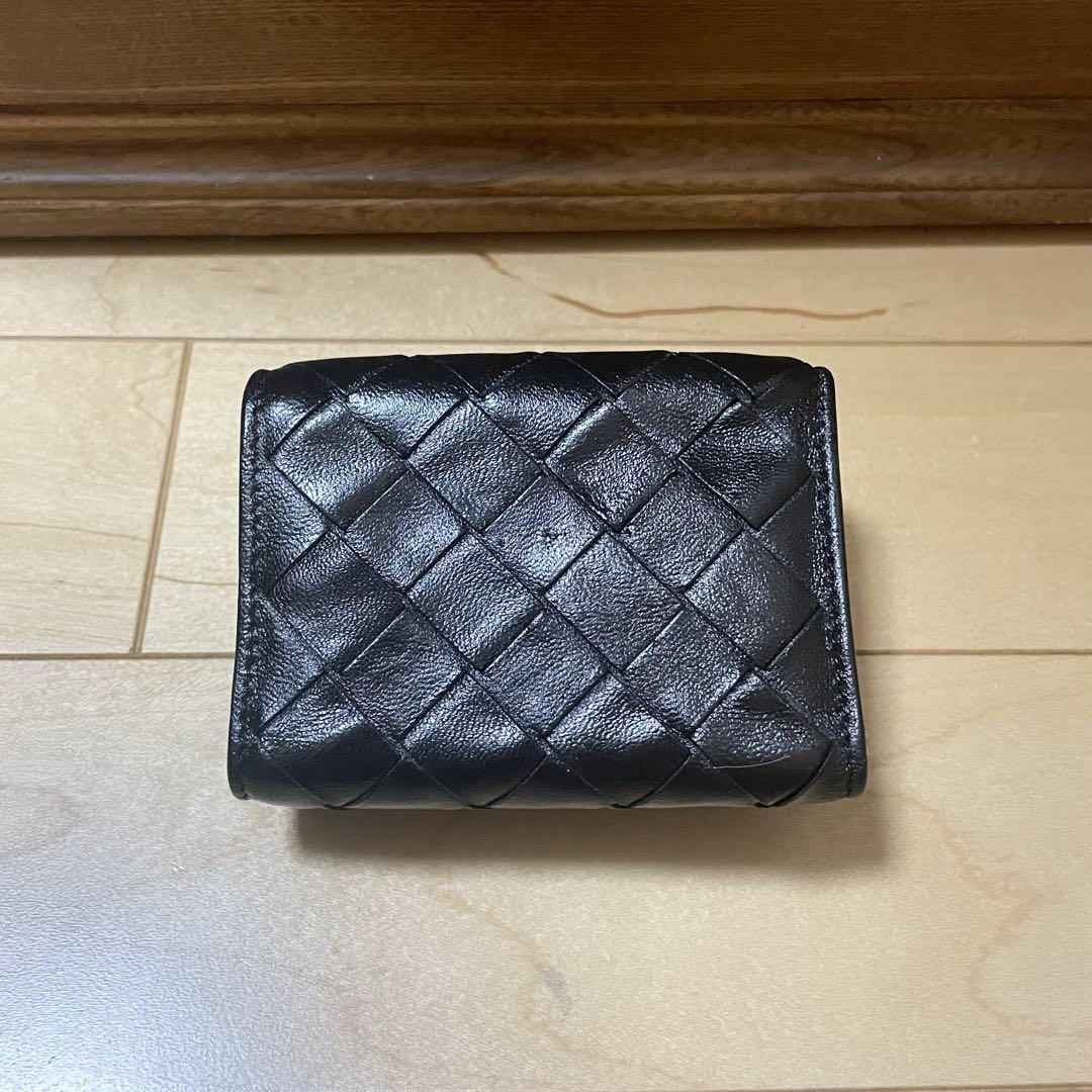 ○ボッテガヴェネタ マキシイントレチャート 三つ折り財布