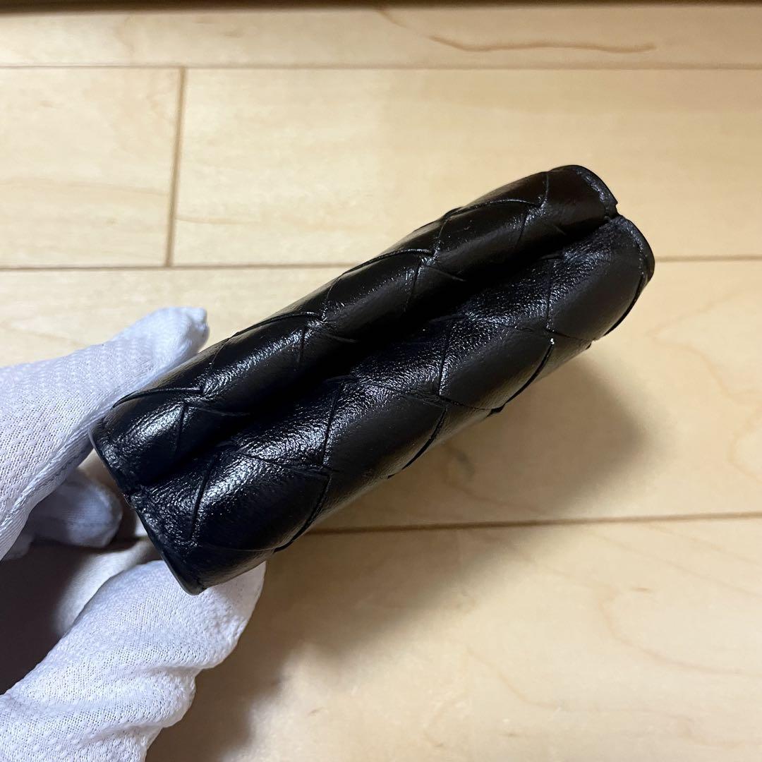 ○ボッテガヴェネタ マキシイントレチャート 三つ折り財布