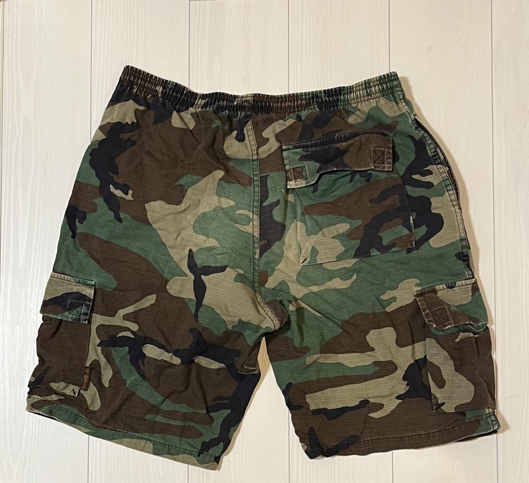 タイムセール！！レア！90s 【STUSSY】 カモフラショーツ USA製