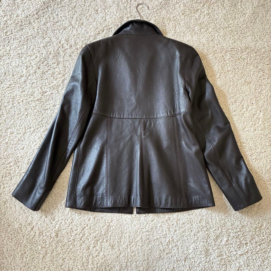 BONZ 極美品　レザージャケット　ラムスキン100% M ブラウン