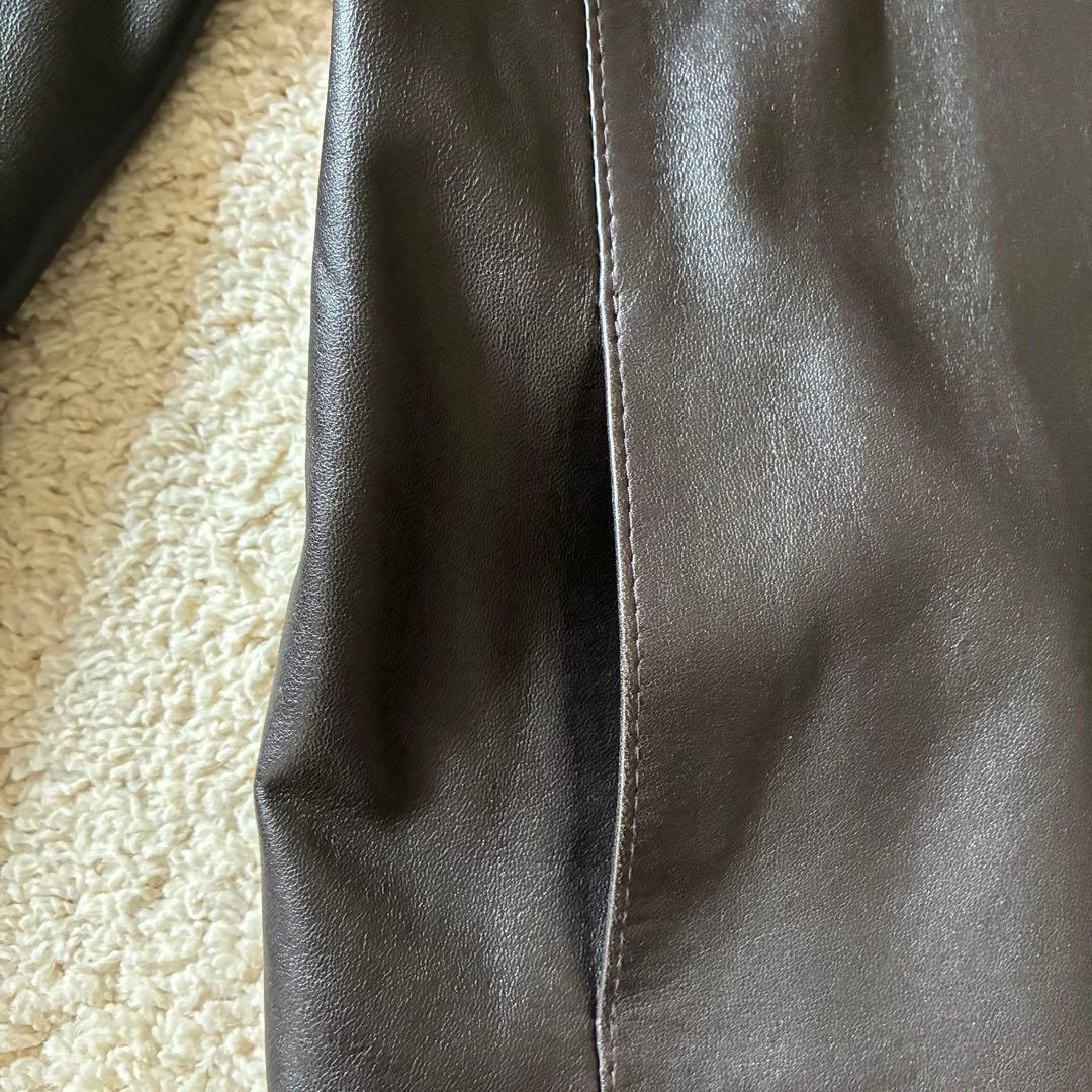 BONZ 極美品　レザージャケット　ラムスキン100% M ブラウン