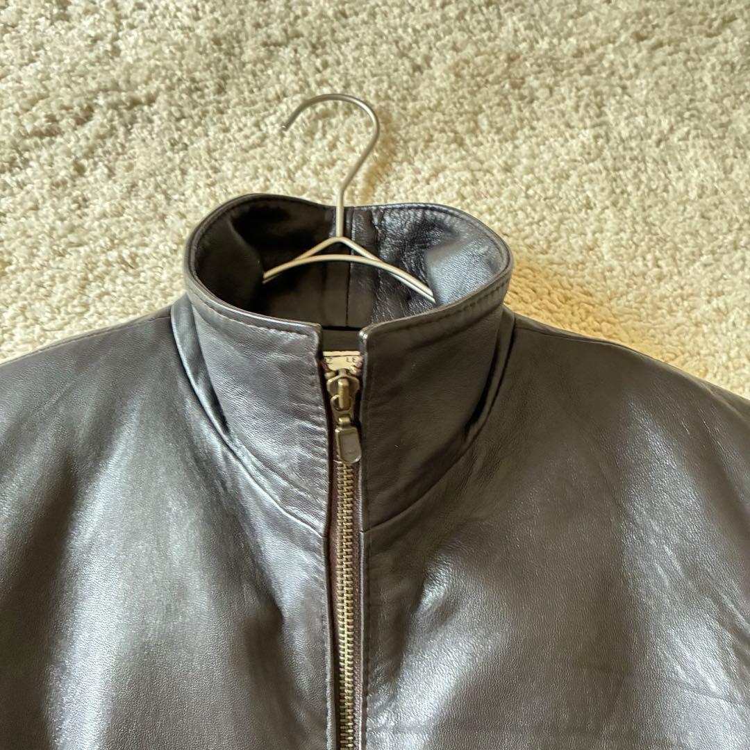 BONZ 極美品　レザージャケット　ラムスキン100% M ブラウン