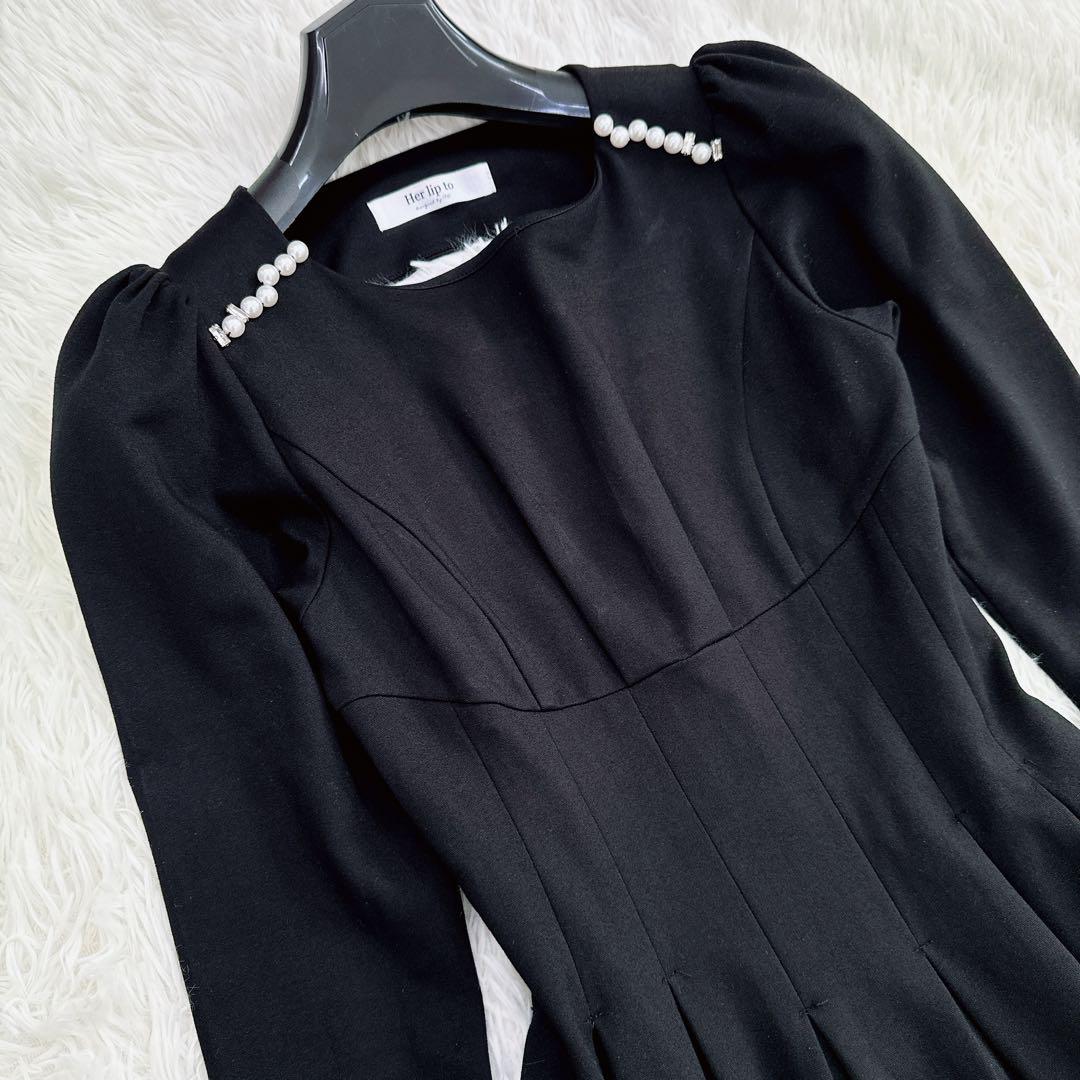 美品✨Herlipto marylebone pearl midi dress