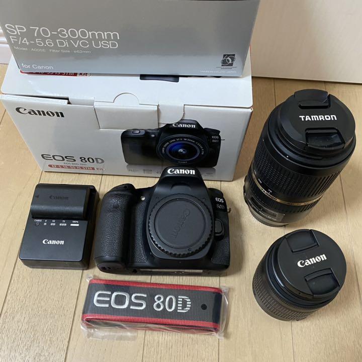 通販超特価 Canon EOS 80D W タムロンレンズ f1BhF-m71978034709 在庫新品