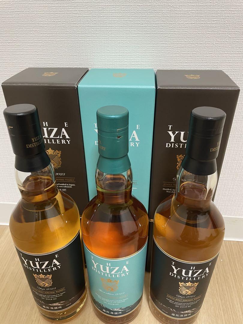 Yuza Distillery シングルモルトウイスキー 3本セット