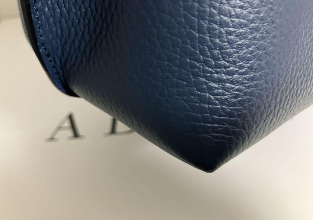 正規保証　トッズ　バックミニ　ネイビー　2way TOD'S