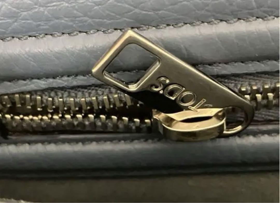 正規保証　トッズ　バックミニ　ネイビー　2way TOD'S