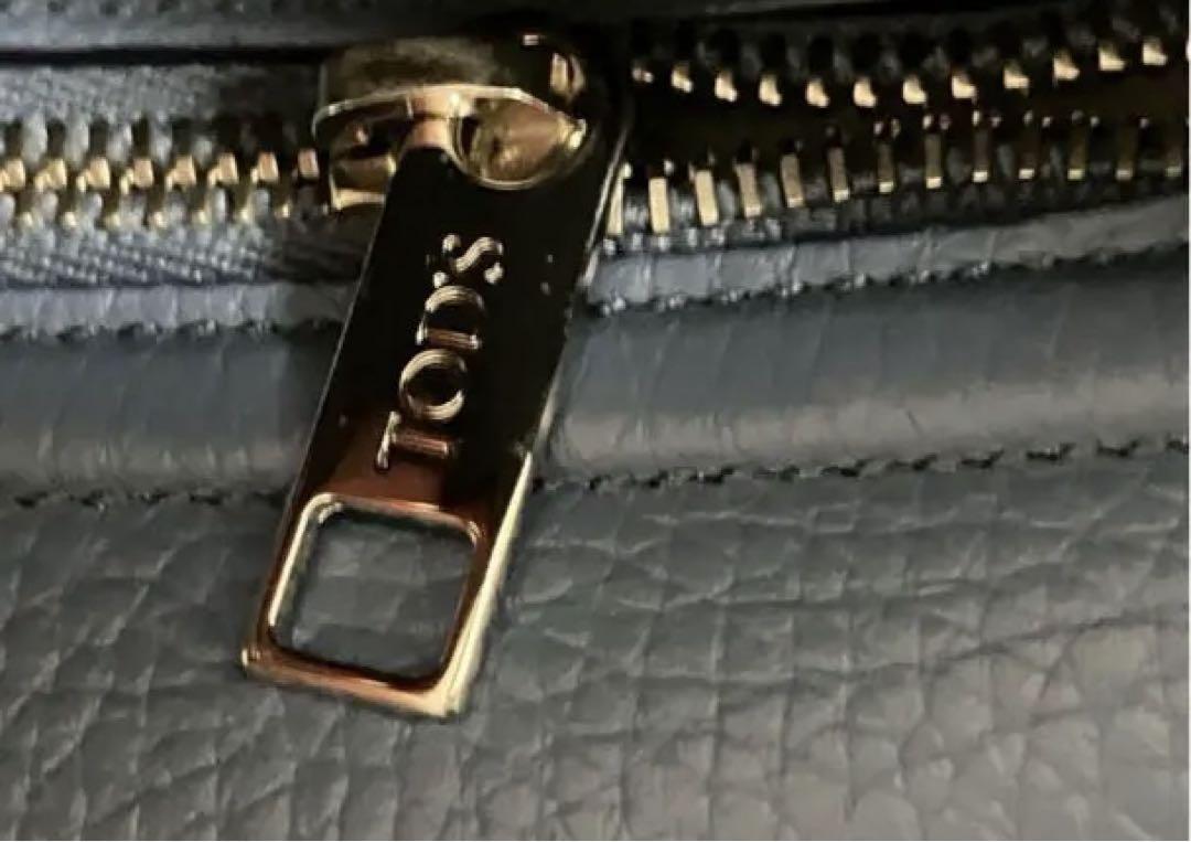 正規保証　トッズ　バックミニ　ネイビー　2way TOD'S