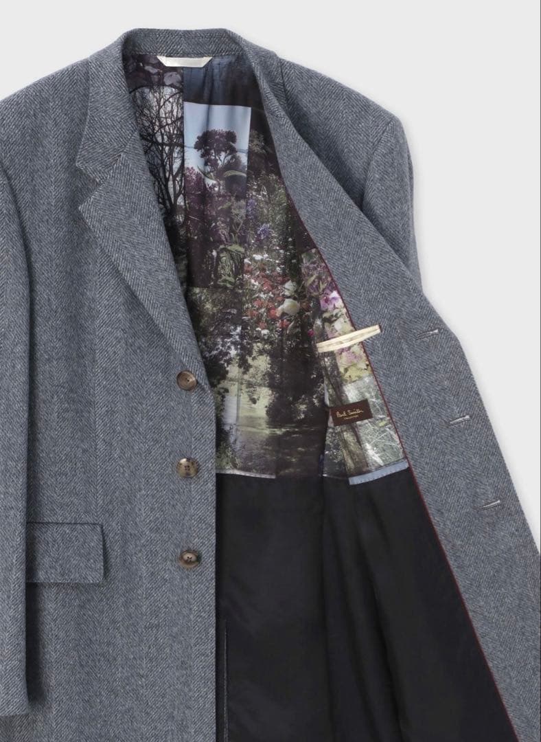 19.8万 カシミヤ チェスターコート ポールスミスM・Paul Smith