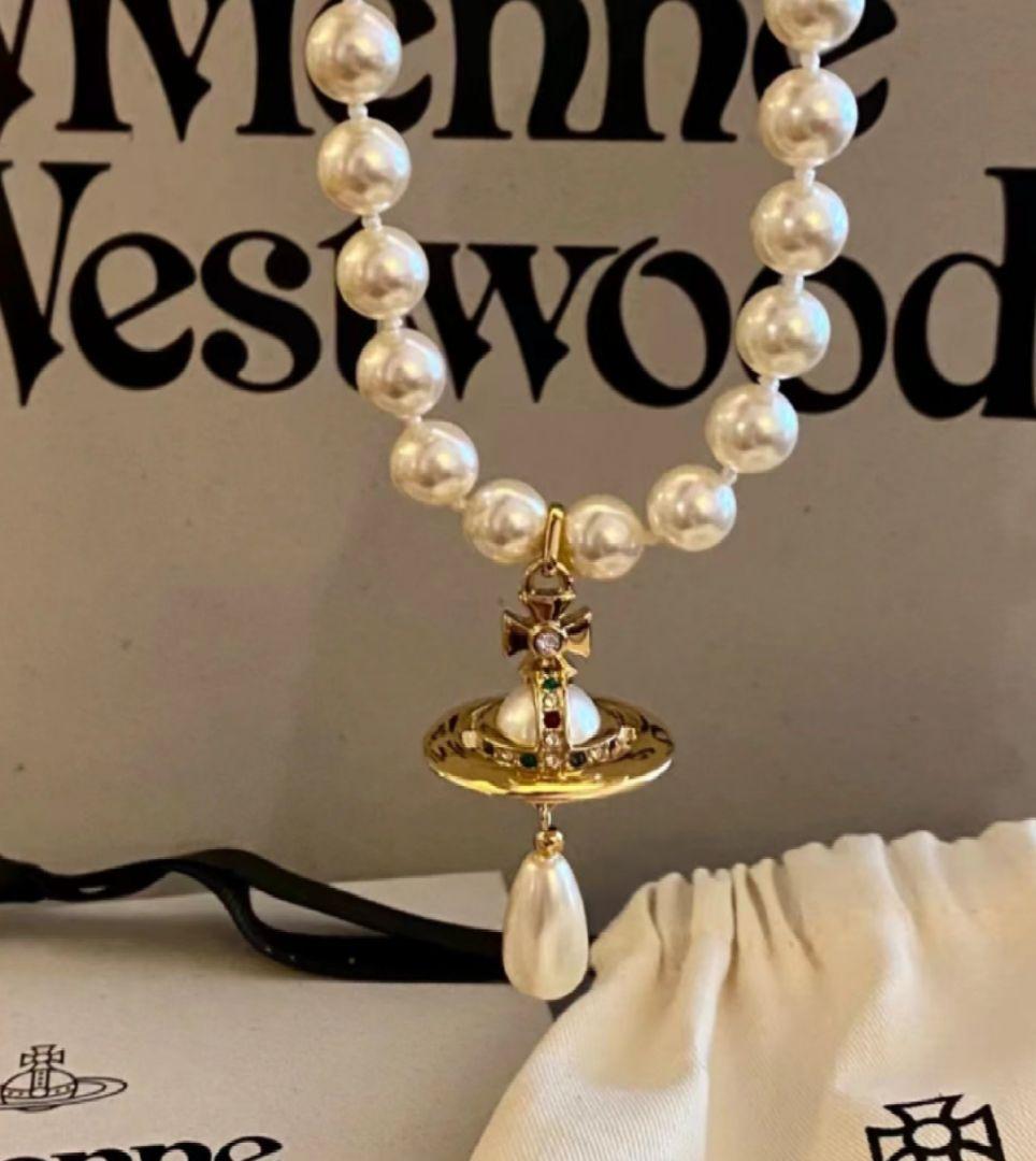 レビューで送料無料】 ヴィヴィアンウエストウッド 立体オーブパール