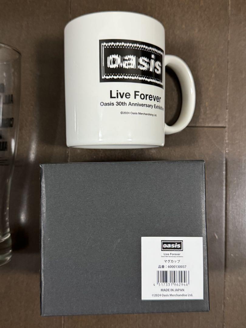 oasis 30周年特別展 マグカップ グラス Tシャツ オアシス