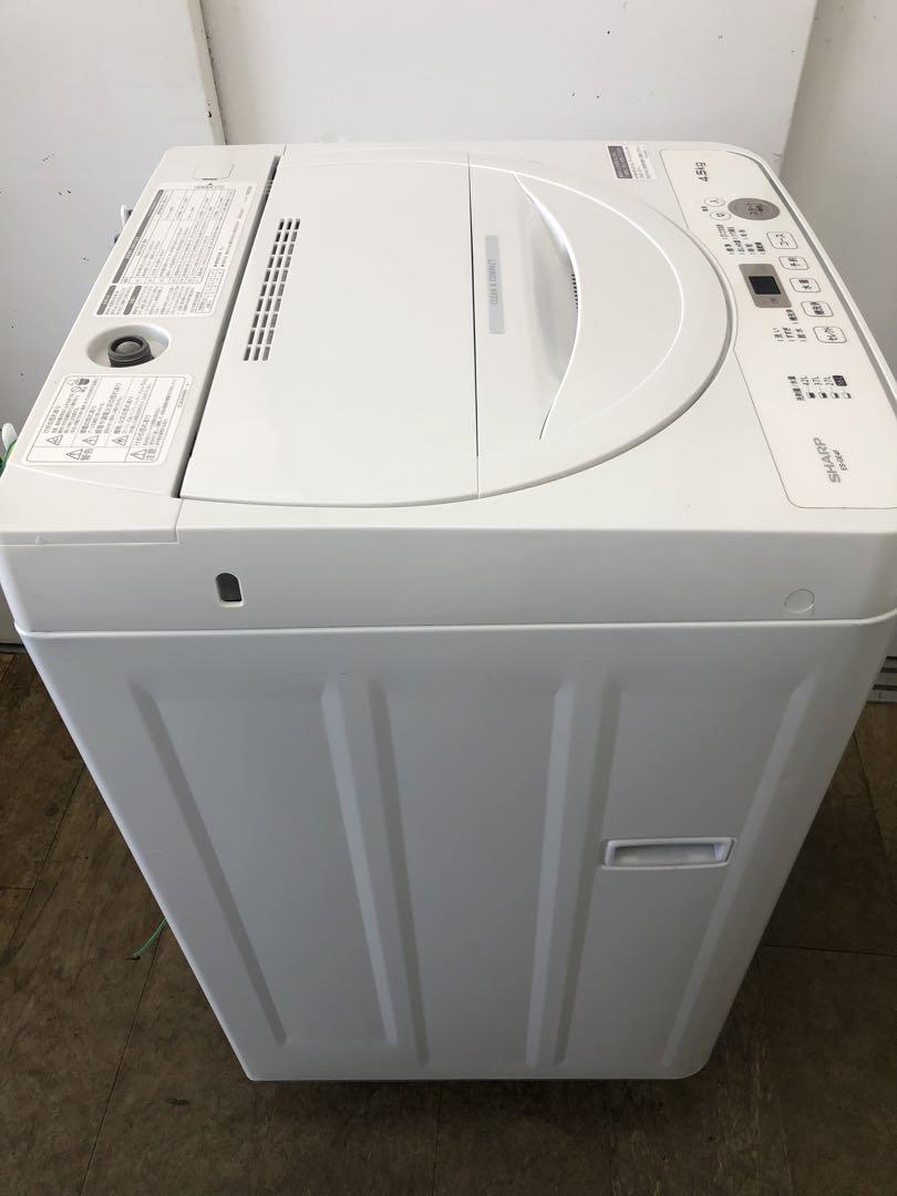 Z132 SHARP製2022年4.5キロ洗濯機　ES-GE4F