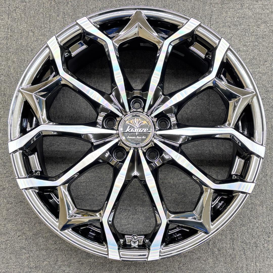 新品タイヤ付♪ weds クレンツェ ジルドーン ヴォクシー 215/45R18
