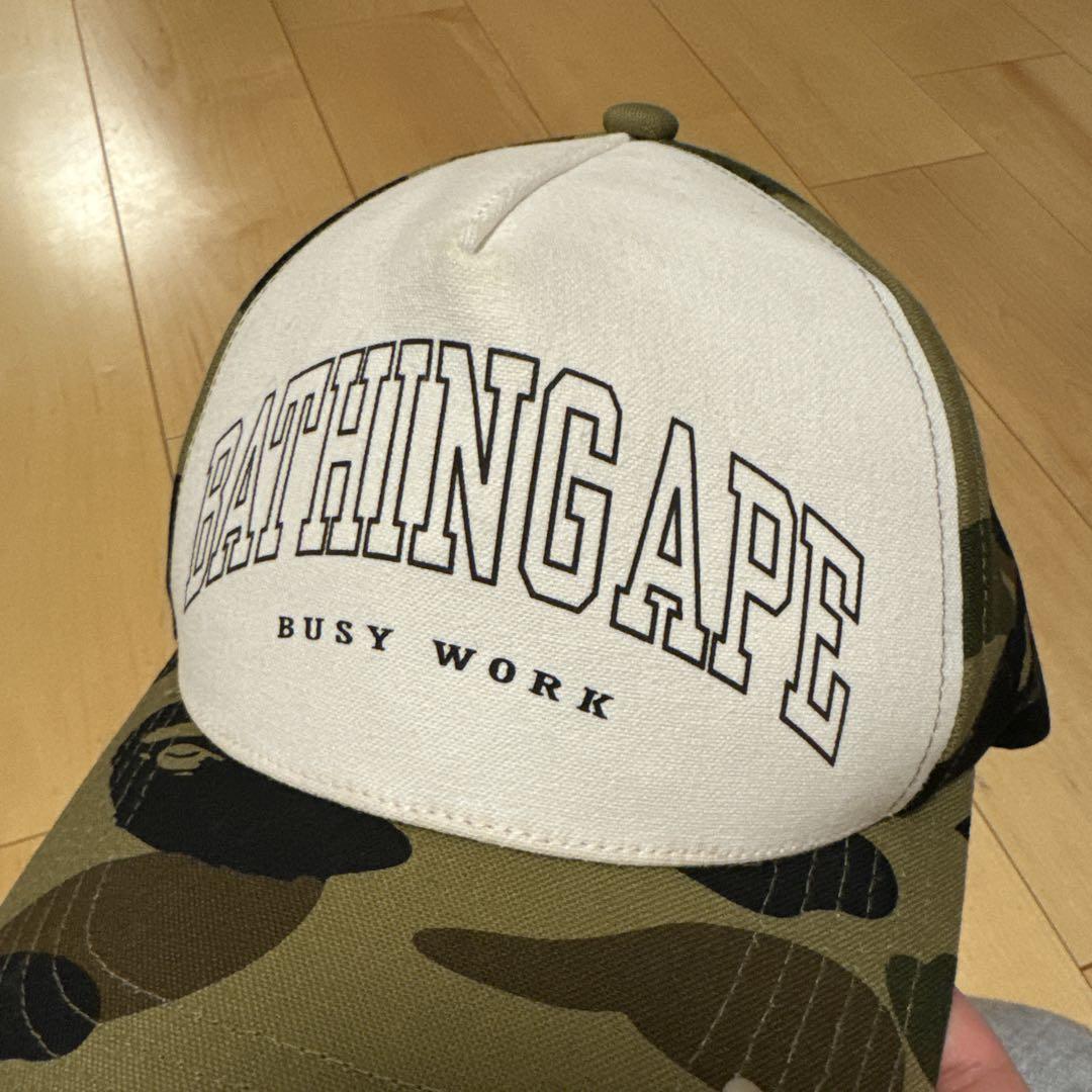 【IVE レイ着用】A BATHING APE カモ キャップ