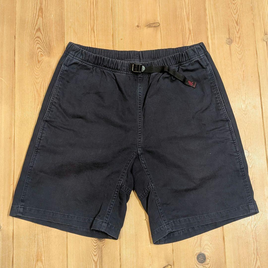 グラミチ USA製 アウトドアショートパンツ S 黒 Gramicci