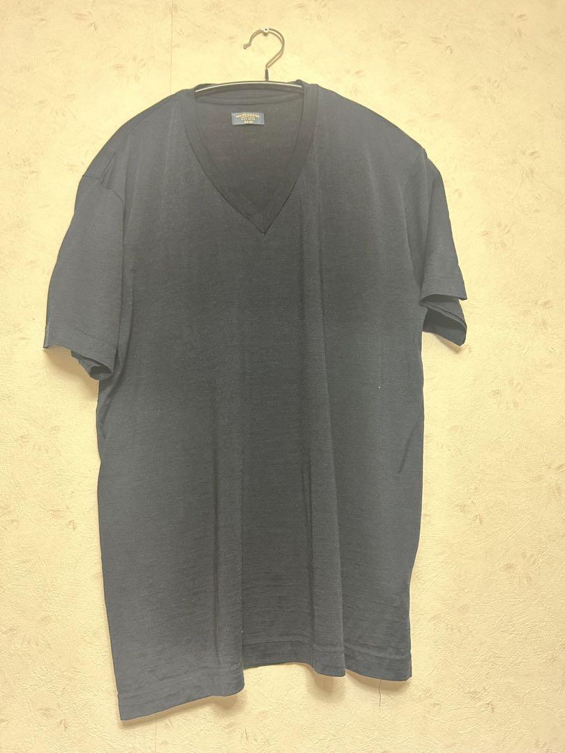 トップス MAATEE&SONS Ex. WASHABLE SILK V NECK TEE