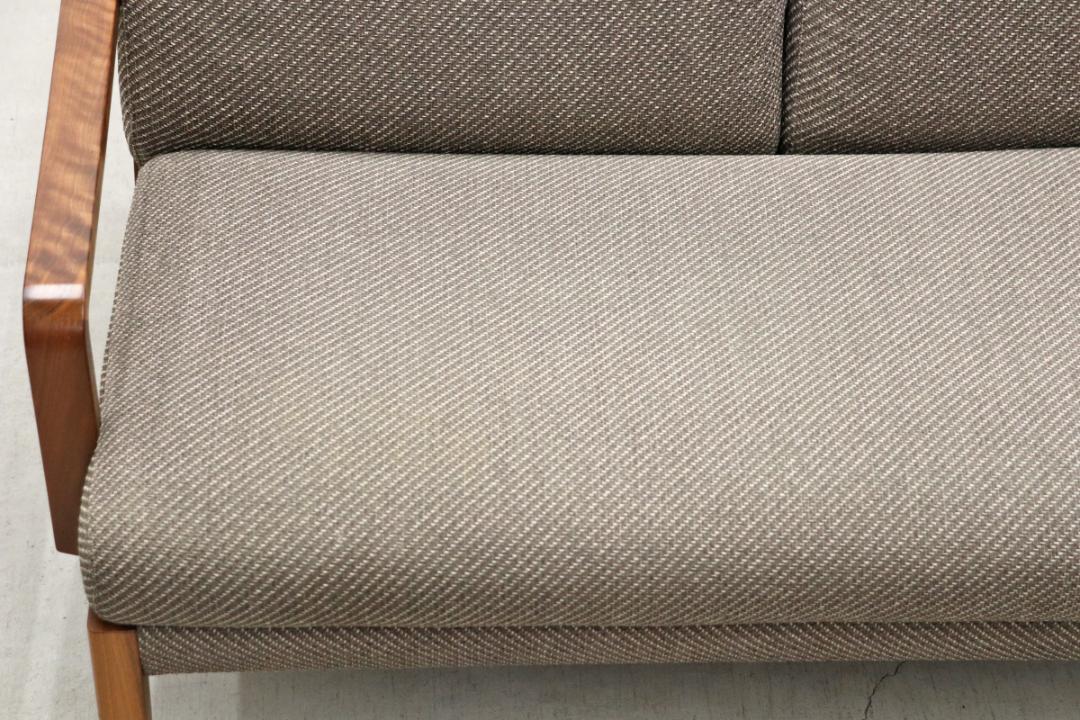 karimoku カリモク WU45 ウォールナット材 3Pソファ ナチュラル