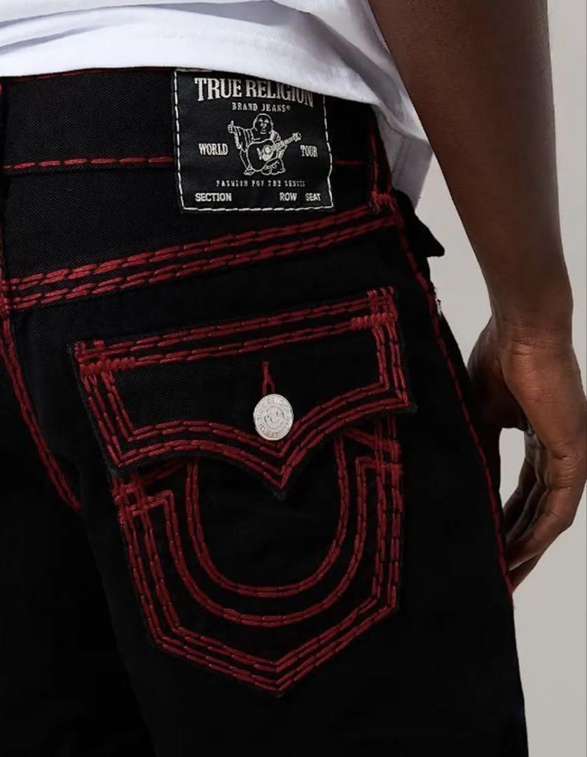 TRUE RELIGION ブラックデニムパンツ　29