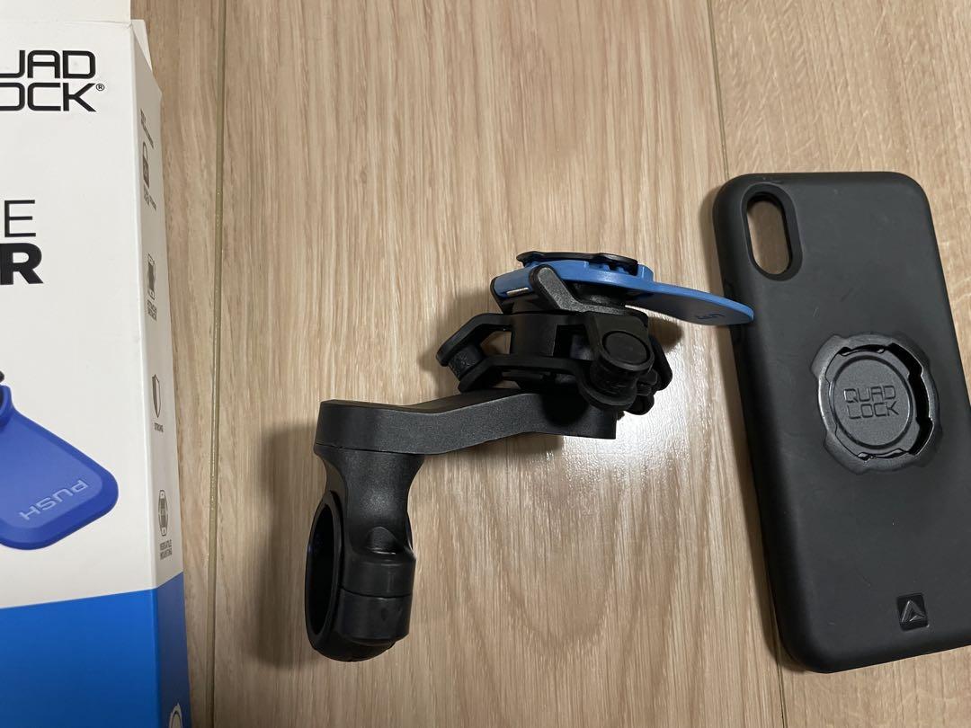 QUADLOCK 衝撃吸収ダンパー　iPhone X用カバー付き