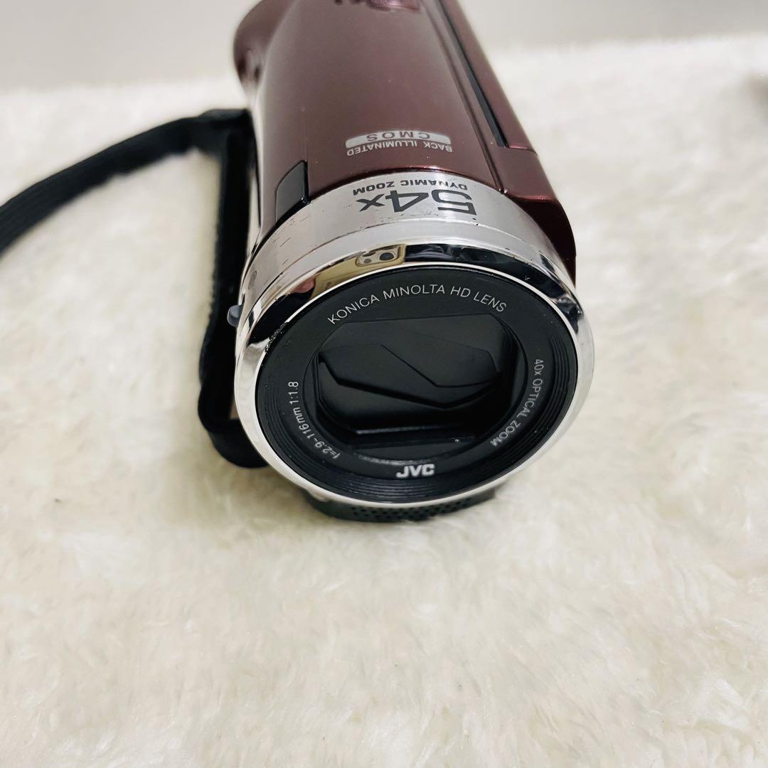 美品　Victor・JVC GZ-E265-R ビデオカメラ