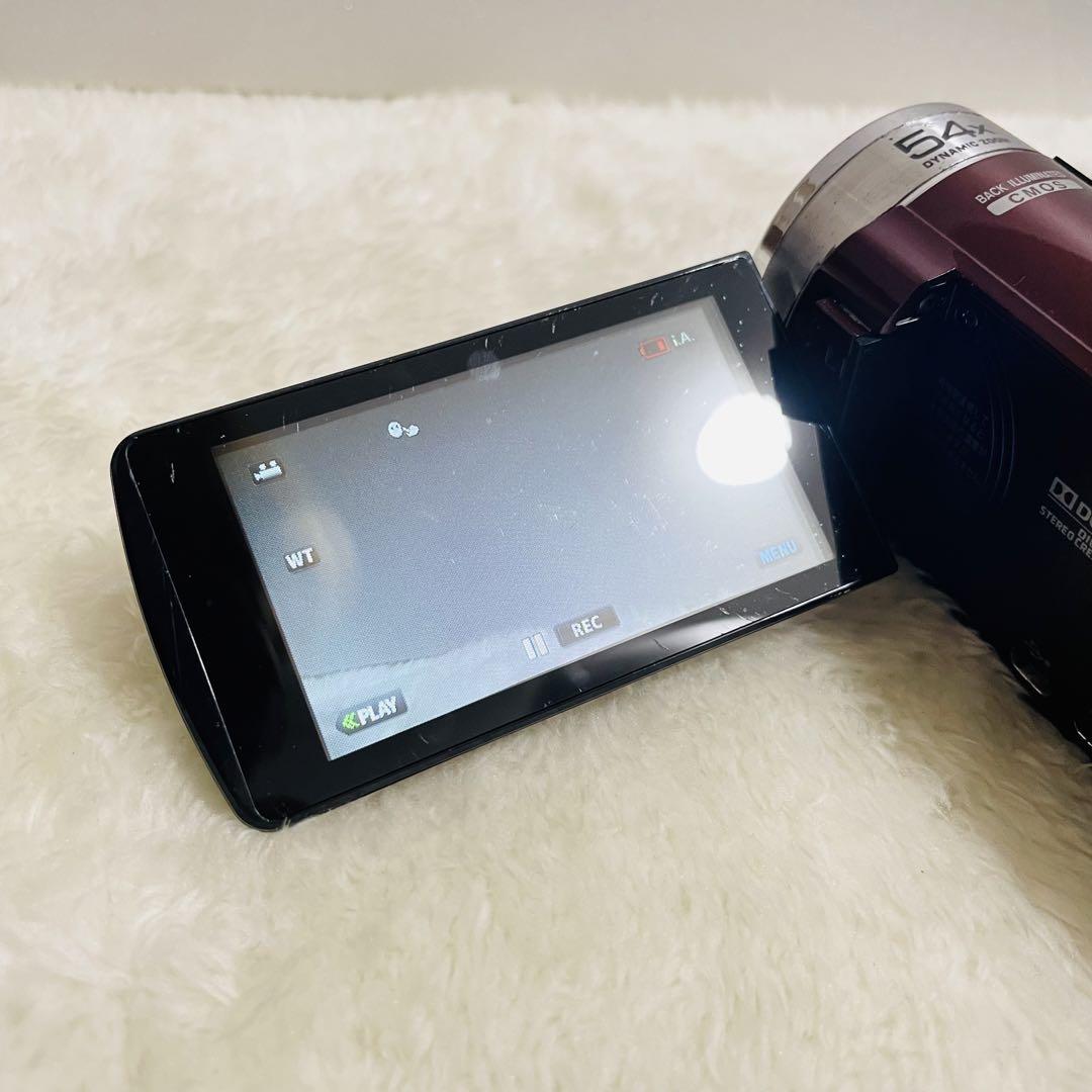 美品　Victor・JVC GZ-E265-R ビデオカメラ