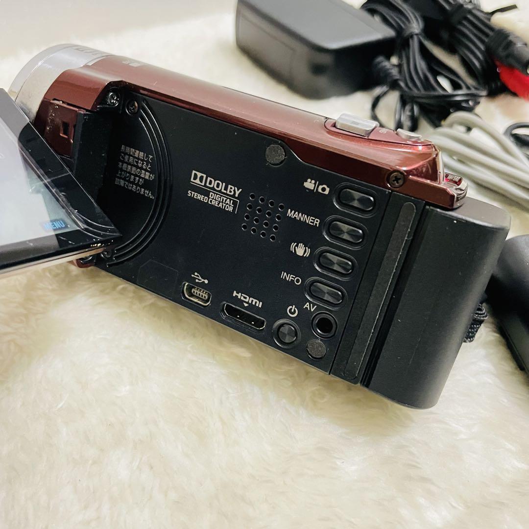 美品　Victor・JVC GZ-E265-R ビデオカメラ