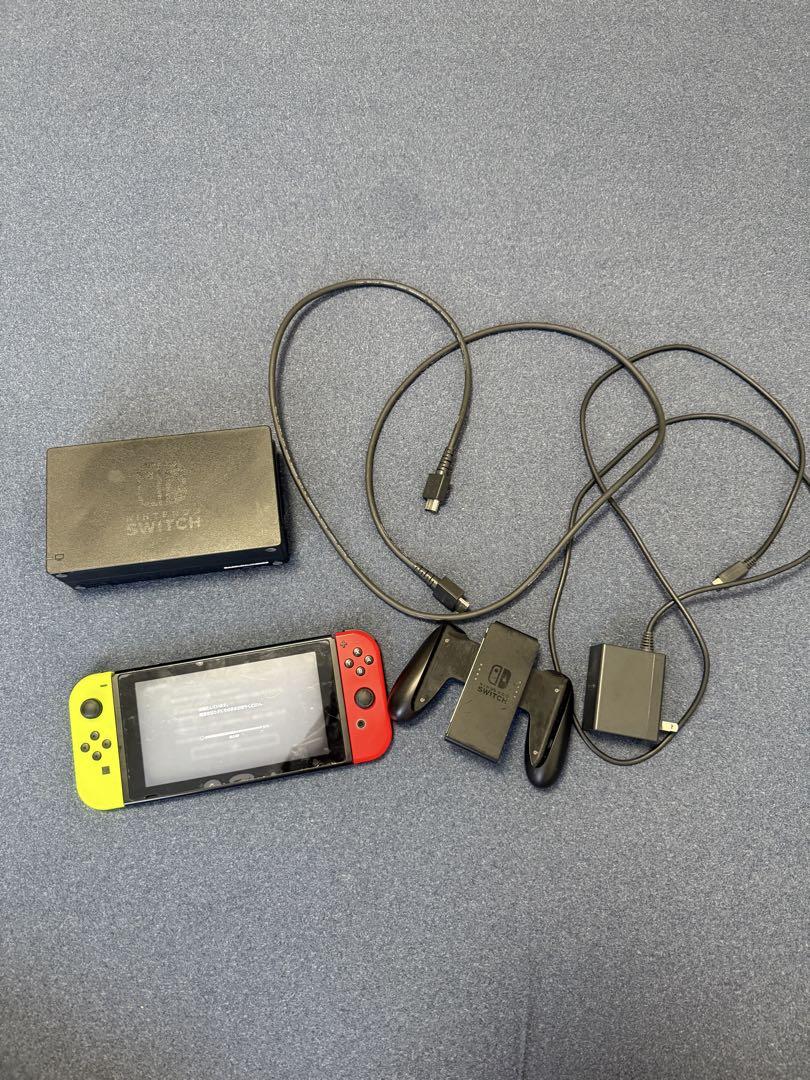 Nintendo Switch 本体 赤|黄 Joy-Con 付属品あり